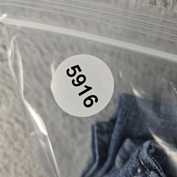 Wrangler Jeans Womens 3 (28x32) Blue Mid Rise Straight Leg Western Chore Cowgirl - Picture 16 of 16